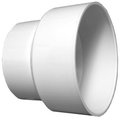 Charlotte Pipe And Foundry 4x3 DWV Redu Coupling PVC 00102  1400HA